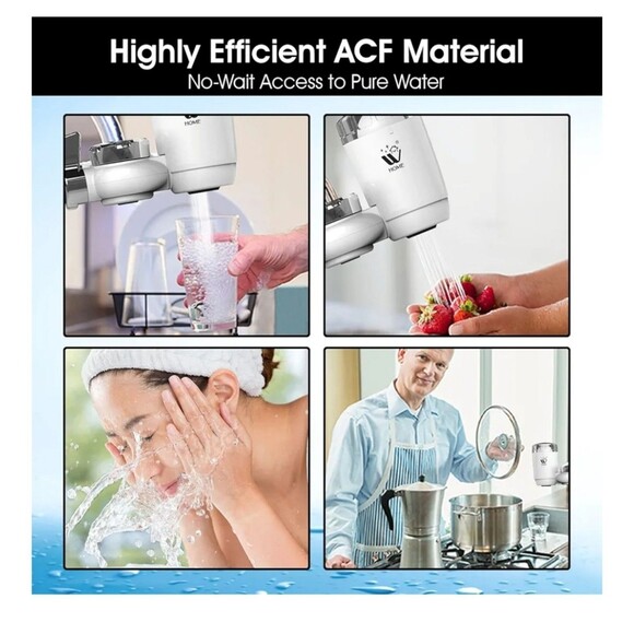 WBM FAUCET FILTER Reduces Lead, Chlorine & Bad Taste, BPA Free, Water Purifier - Picture 4 of 6